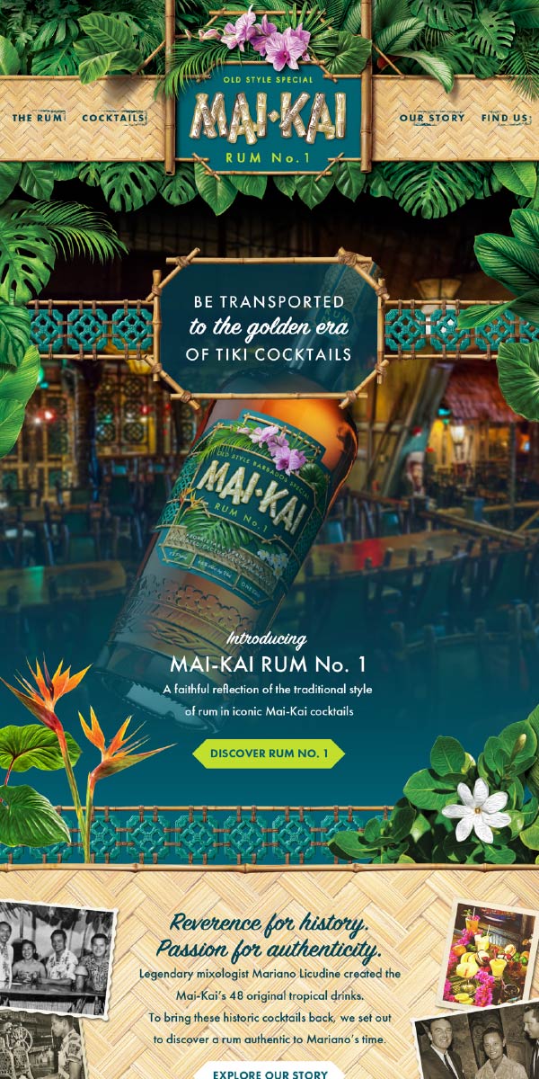 Mai-Kai Rum Website