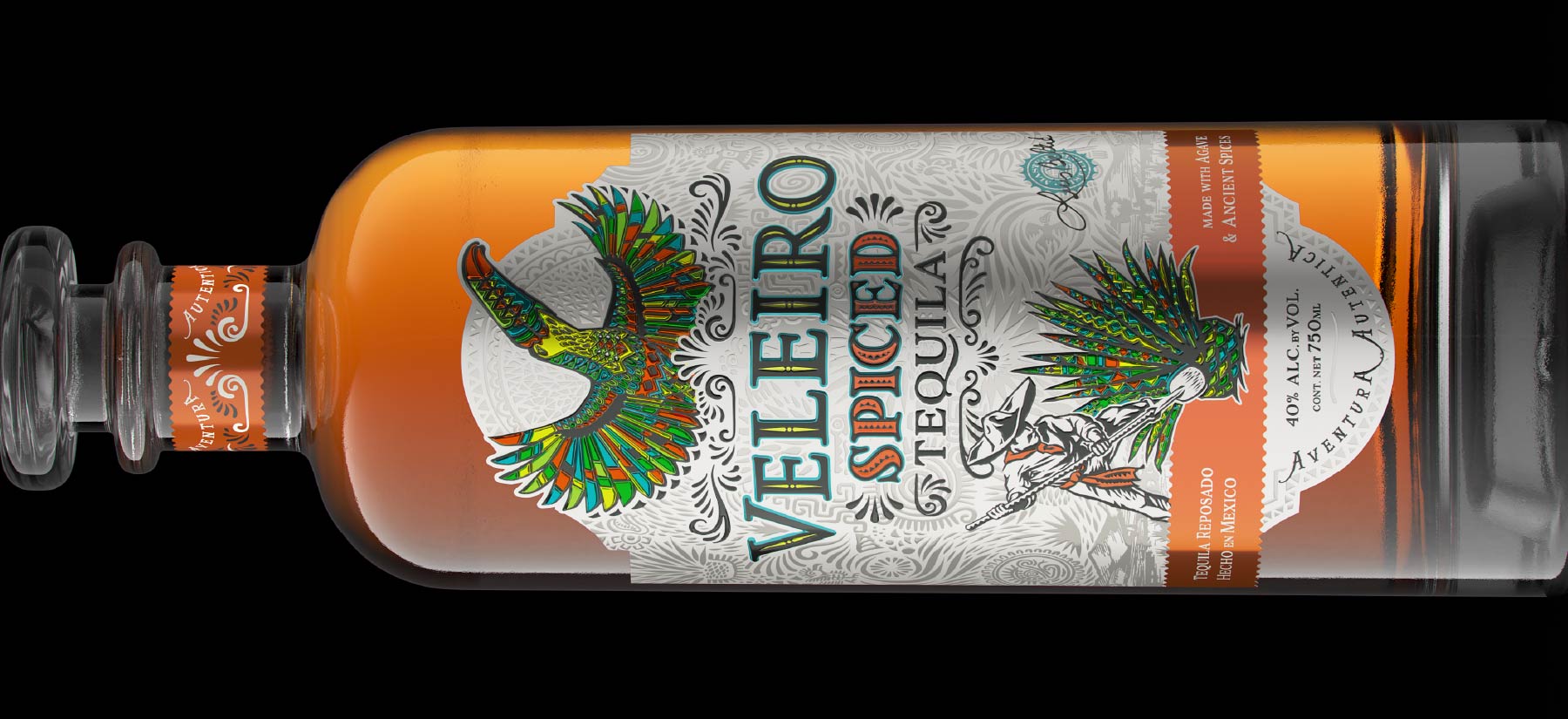 Veleiro spiced rum hero shot